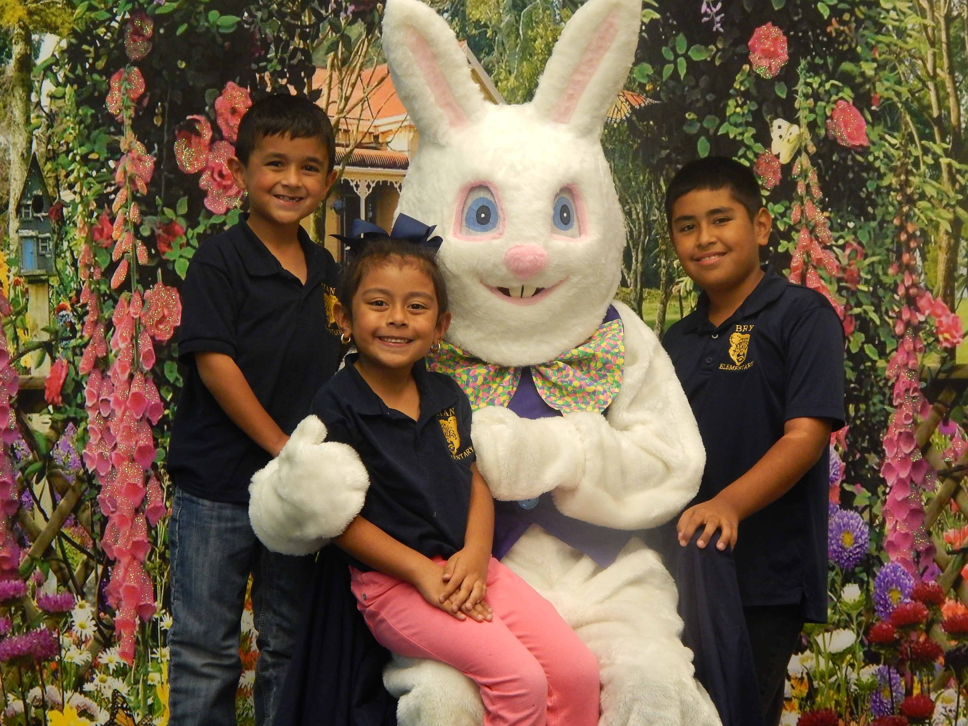 The Easter Bunny makes an early visit to our Speer Memorial Library ...