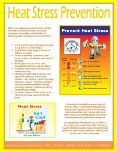 Heat Stress Prevention