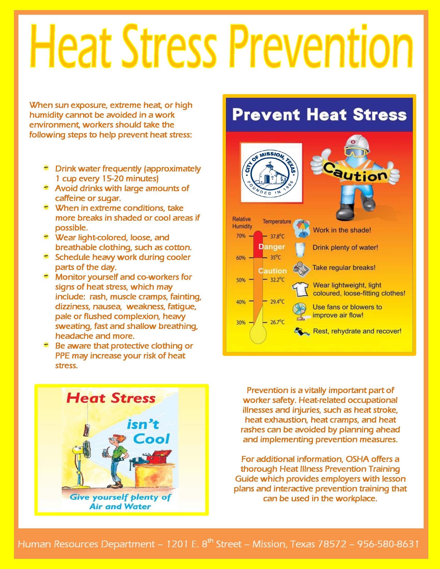 Heat Stress Safety Posters Dehydration Heat Stroke Pr - vrogue.co
