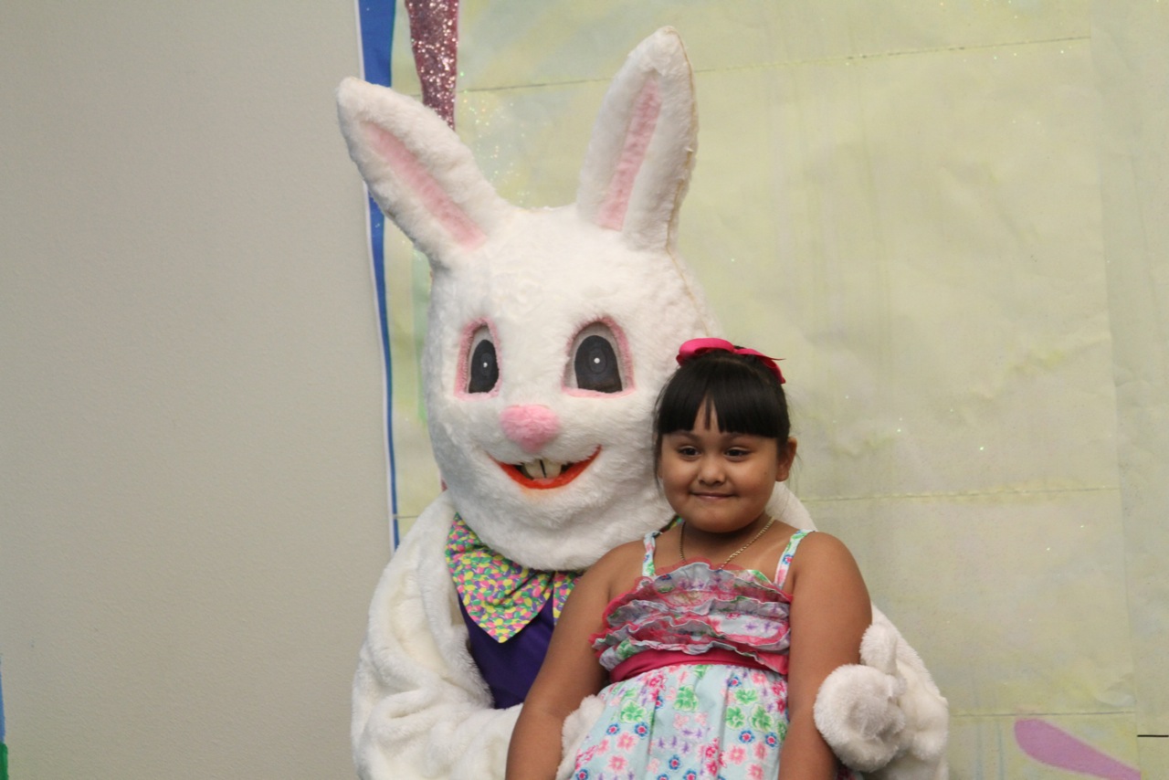 The Easter Bunny made an early stop at our Speer Memorial Library to ...