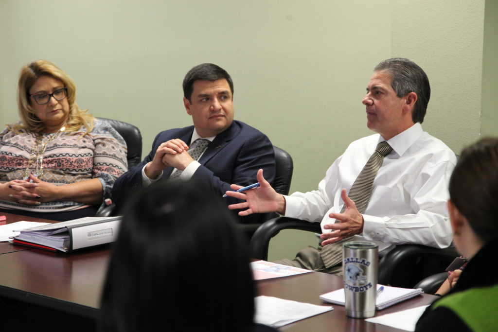 Former Mission City Manager Martin Garza enjoyed his last staff meeting ...